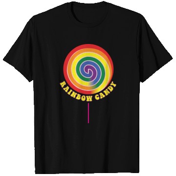 Discover Rainbows Rainbow Pride Candy T Shirts