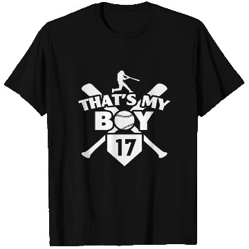 Discover Baseball Mom Dad T'S My 17 Baseball Number 17 T Shirts