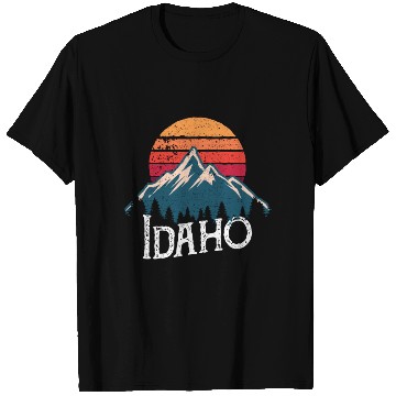 Discover Idaho Id Moains Outdoor Wildness T Shirts