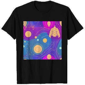 Discover Galaxy nebula art T Shirts