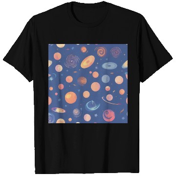 Discover Galaxy nebula art T Shirts