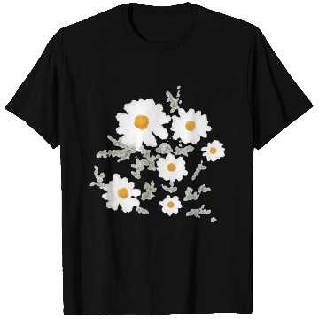 Discover White Daisy Flower T Shirts