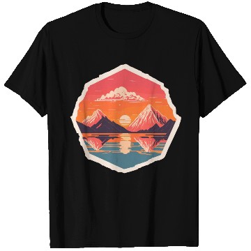 Discover Vintage Coastal Mountains T Shirts