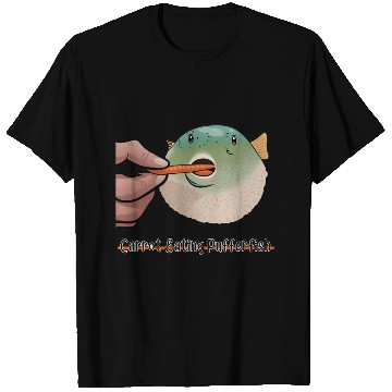 Discover Carrot Eating Pufferfish Meme T Shirts