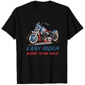 Discover Easy Rider Motorcycle Chopper Stars and Stripes T Shirts