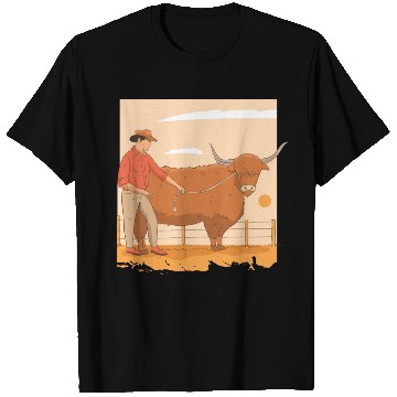 Discover Farmer With Highland Cow T Shirts