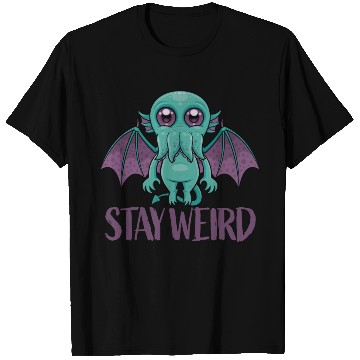 Discover Stay Weird Cute Cthulhu Monster T Shirts