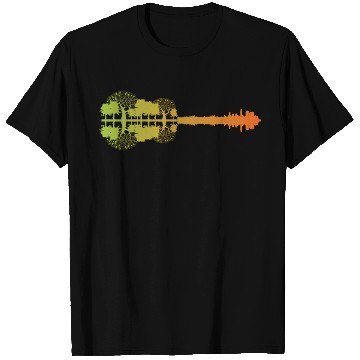 Discover Guitarist Guitar Landscape T Shirts