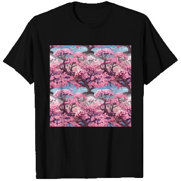 Discover Anime Euphoria: Fantasy Cherry Blossom Dreamscape T Shirts