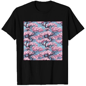 Discover Anime Euphoria: Fantasy Cherry Blossom Dreamscape T Shirts
