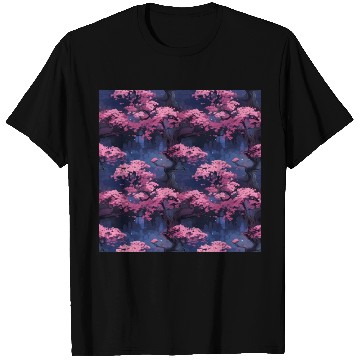 Discover Anime Euphoria: Fantasy Cherry Blossom Dreamscape T Shirts