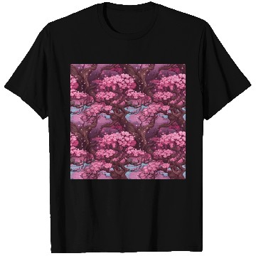 Discover Anime Euphoria: Fantasy Cherry Blossom Dreamscape T Shirts