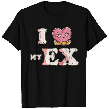 Discover Funny I Heart My Ex GF I Love My Ex Girlfriend T Shirts