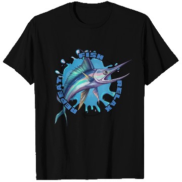 Discover fish relax repeat swordfish T Shirts