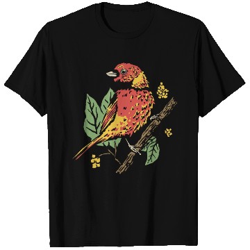 Discover Bird Illustration T Shirts