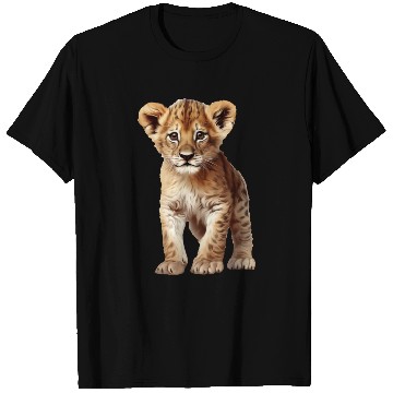 Discover young Lion - Loving Lion Cub Design T Shirts