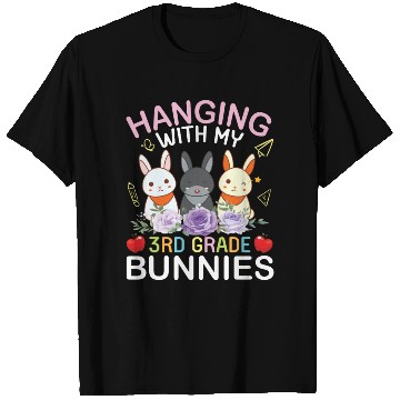 Discover Teacher Happy Easter Day Hanging With My 3rd Grade T Shirts