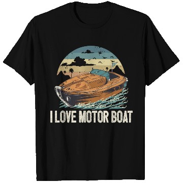 Discover I Love Motor Boat Parade Motorboating Quote T Shirts