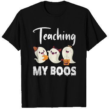 Discover Ghosts Candy Corns Pumpkin Light Halloween T Shirts