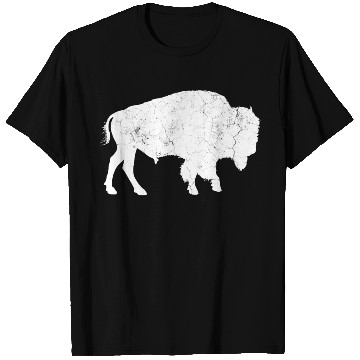 Discover Distressed Buffalo Bison Animal T Shirts