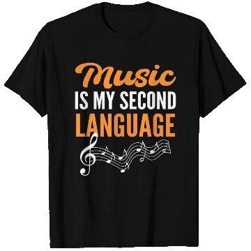 Discover Second Language Old Musician Gift T Shirts
