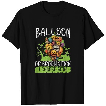 Discover Balloon Halloween Trick Or Treat Spooky Boo Ghost T Shirts