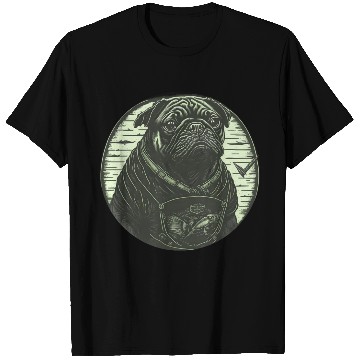 Discover Tough Pug Circle T Shirts