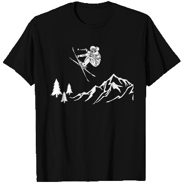 Discover Skiing In The Alps T Shirts