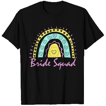 Discover Bride Squad Matching Bachelorette Wedding T Shirts