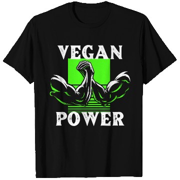 Discover Vegan Power Gym Workout T Shirts