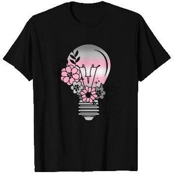 Discover Demigirl Light Bulb With Flowers T Shirts