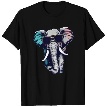 Discover cool Elephant - Elephant with Sunglasses T Shirts
