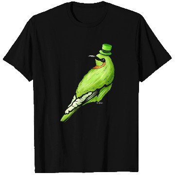 Discover Green Bird With Green Hat For St Patricks Day T Shirts