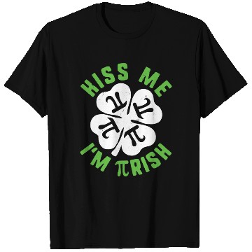 Discover Kiss Me Im Pirish St Patricks Pi Day Math Teacher T Shirts