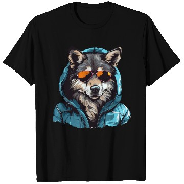 Discover Street Style Gray Wolf | Wolf Lovers T Shirts