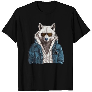 Discover Street Style Arctic Wolf | Wolf Lovers T Shirts
