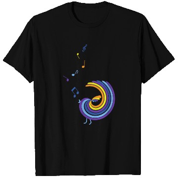 Discover colorful singing bird T Shirts