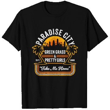 Discover Funny 80's Classic Rock Parody: Paradise City T Shirts