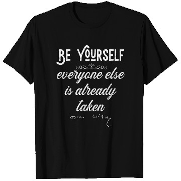 Discover Be Yourself Oscar Wilde T Shirts