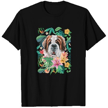 Discover Tropical Saint Bernard T Shirts