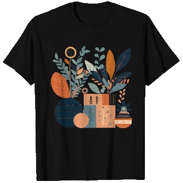 Discover Floral Modern Geometric Mid Century 3 T Shirts
