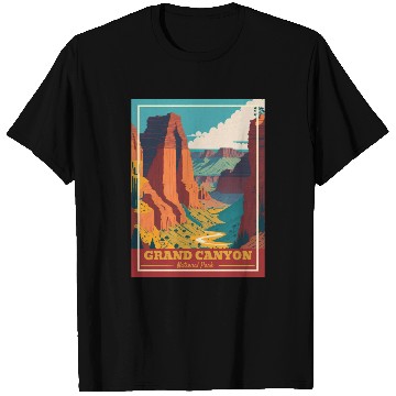 Discover Grand Canyon National Park Arizonna Vintage T Shirts