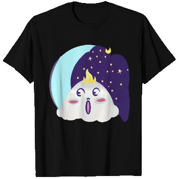 Discover Bl Moon With Surprised Little Cloud T Shirts