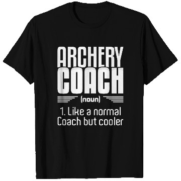 Discover Outdoor Hunting Bow Arrow Archery Coach T Shirts