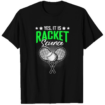 Discover Racket Science Funny Lawn Tennis Humor For Racket T Shirts