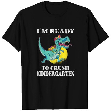 Discover I'm Ready To Crush Kindergarten Trex Dinosaur Back T Shirts