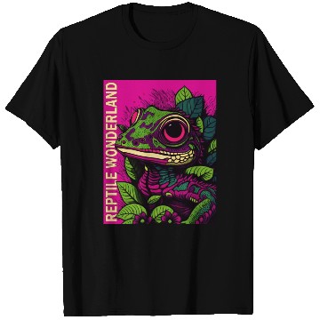 Discover Psychedelic Reptile Wonderland Retro Designs 9 T Shirts