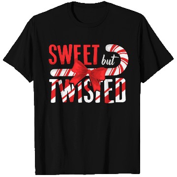 Discover Sweet But Twisted Christmas Candy Cane T Shirts