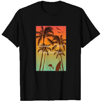 Discover Summer chill, vacation time T Shirts
