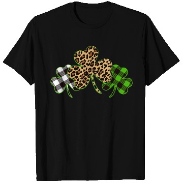 Discover St Patricks Day Leopard Print Plaid Shamrock T Shirts